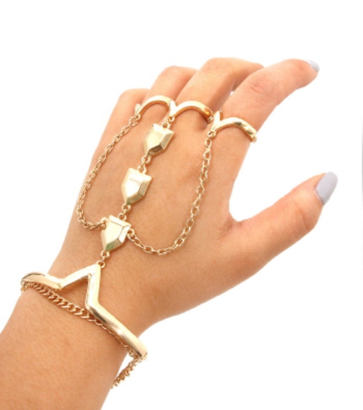 Слейв браслет золото Жади