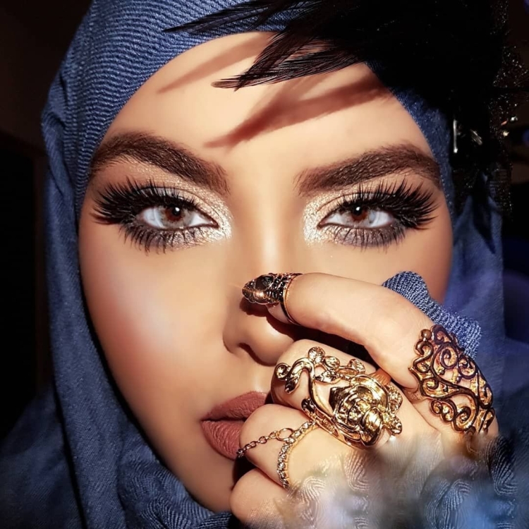 Восточный макияж глаз Жади