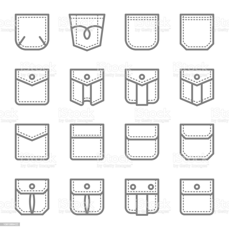 Декор кармана на платье