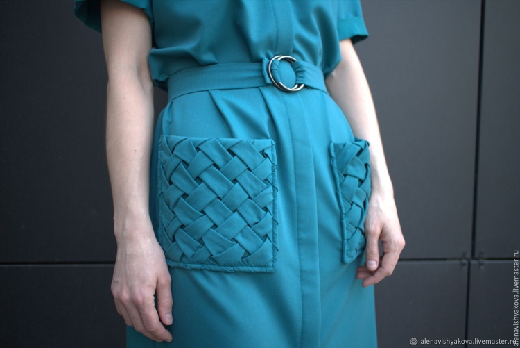 Необычные накладные карманы