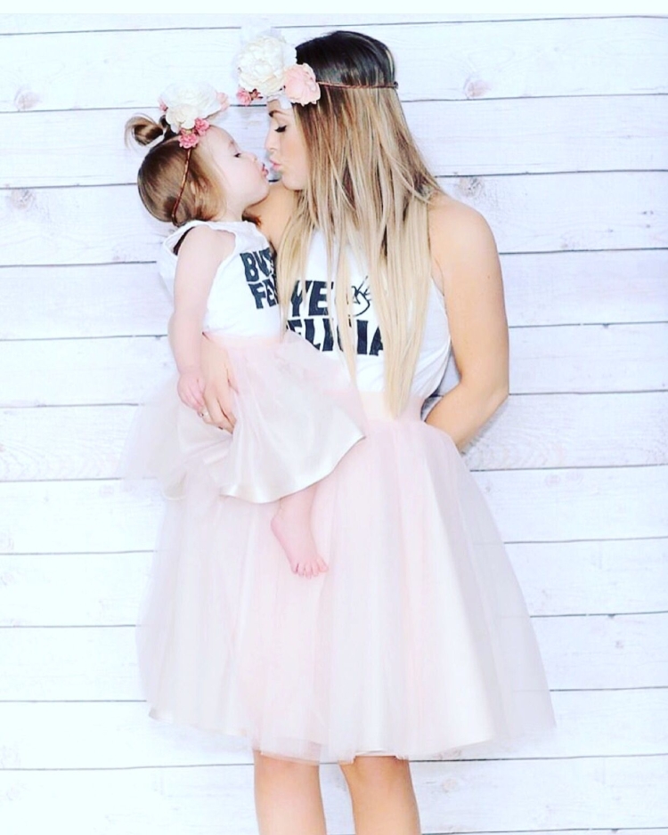 Наряд для мамы и Дочки на годик