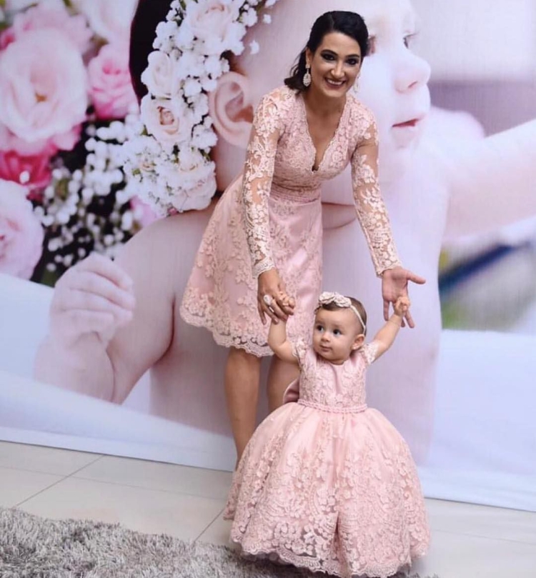 Одинаковые платья для мамы и Дочки на годик