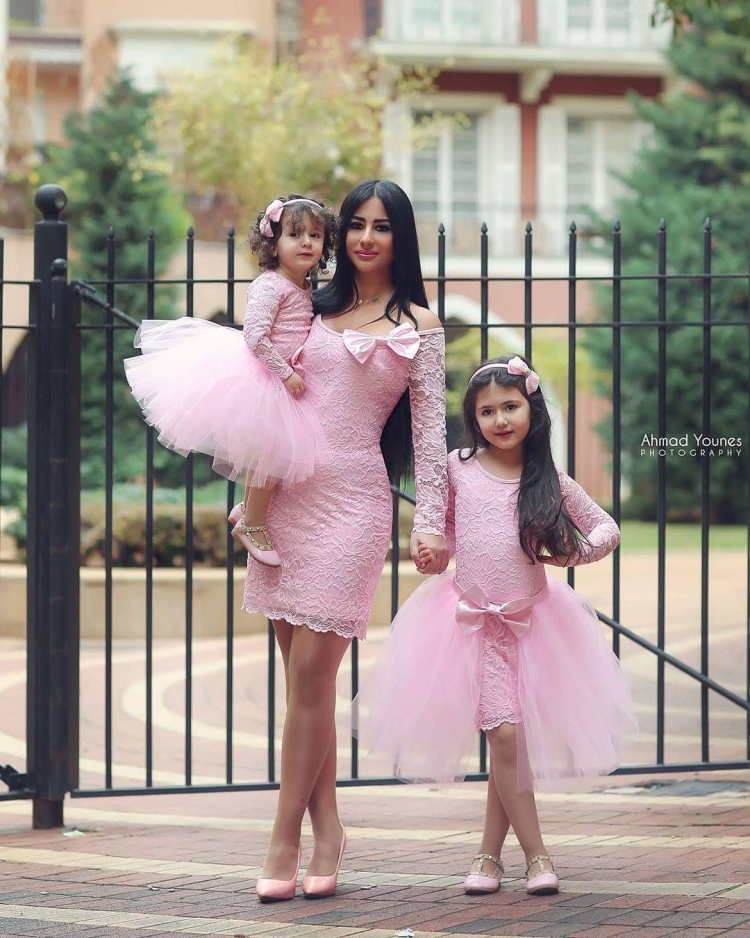 Фотосессия в одинаковых платьях