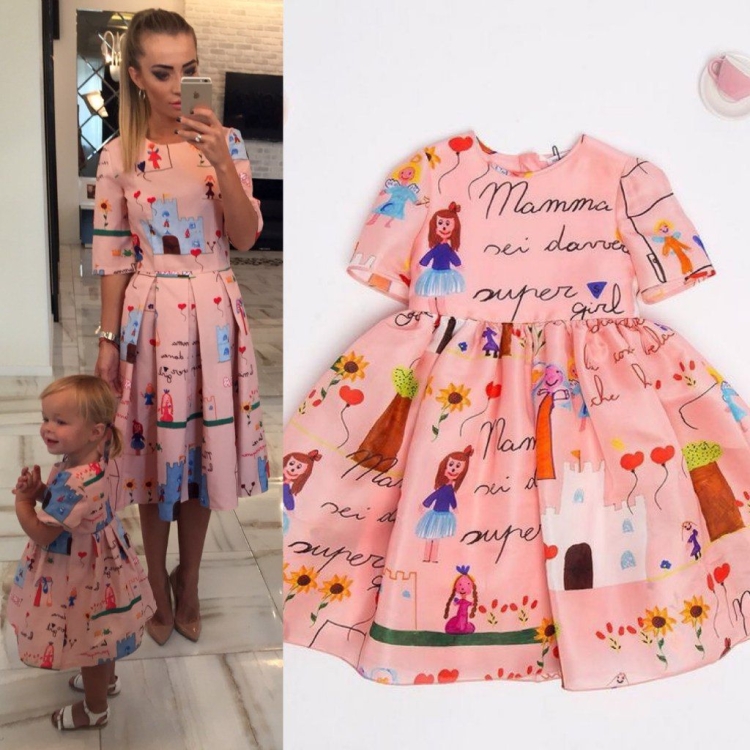 Платья мама дочка на др