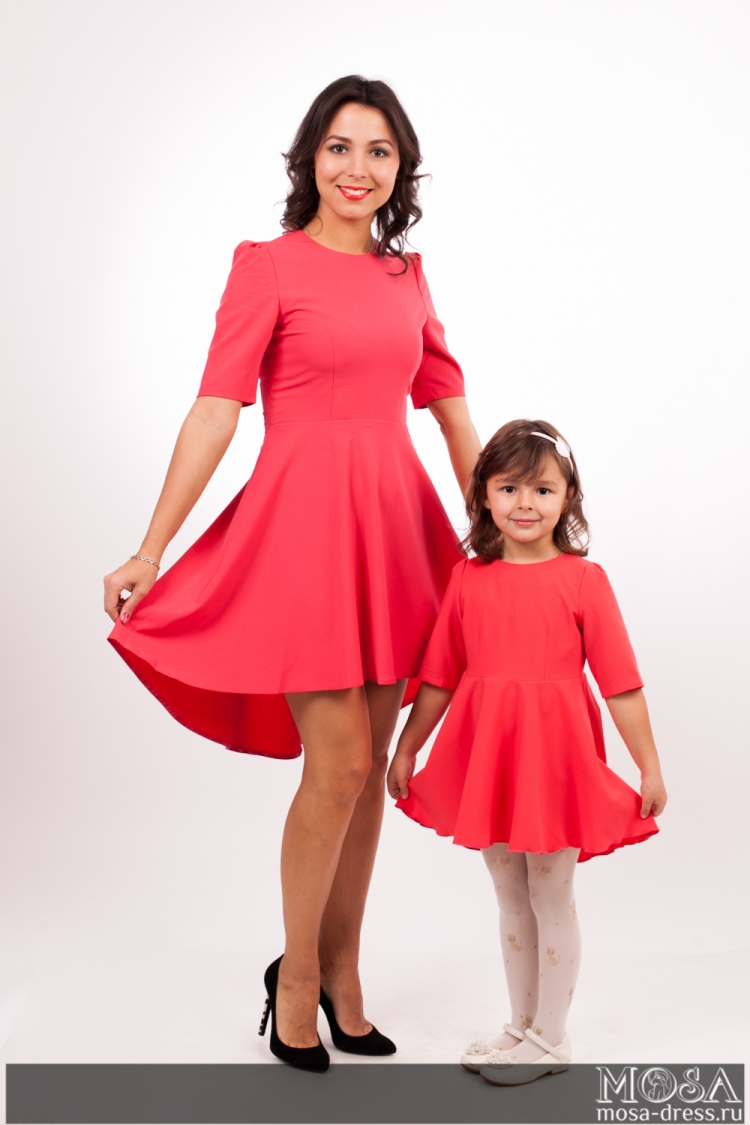Одинаковые платья для мамы и Дочки на годик