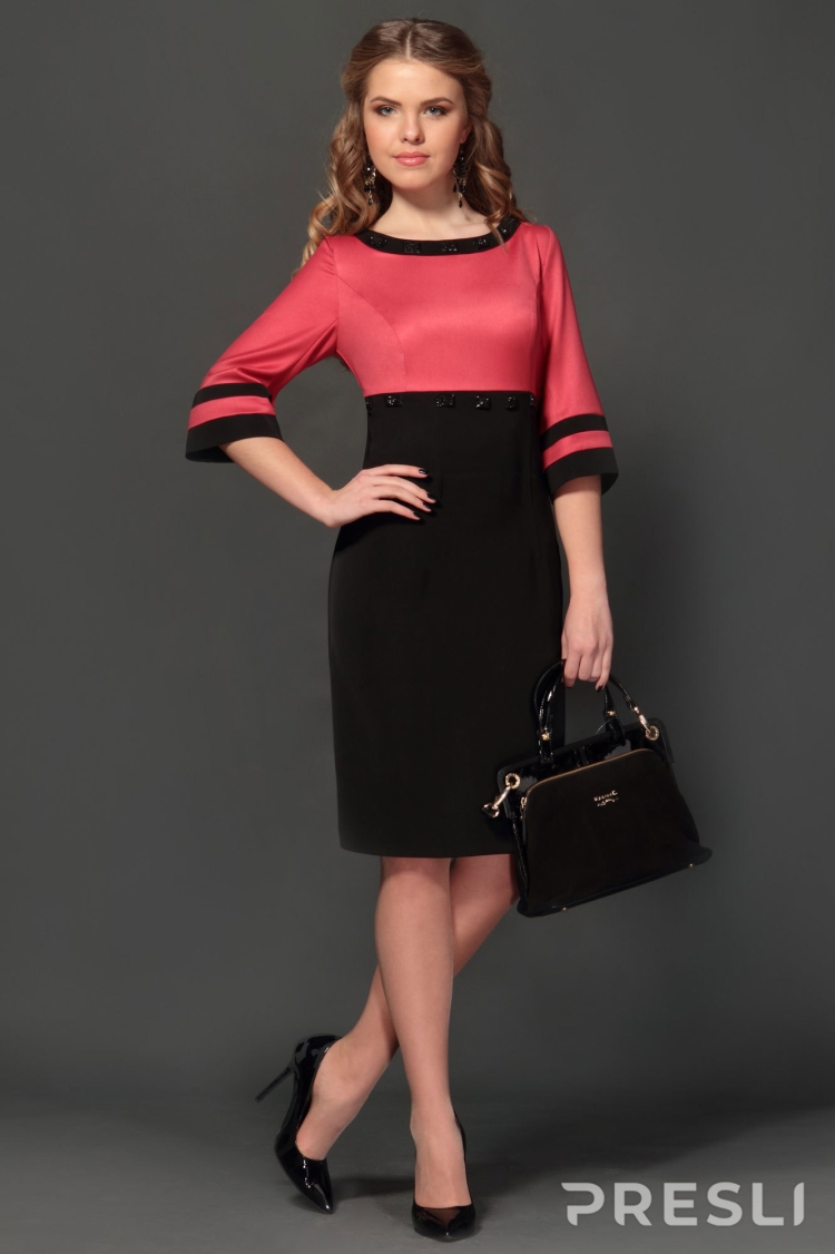 Комбинированные платья