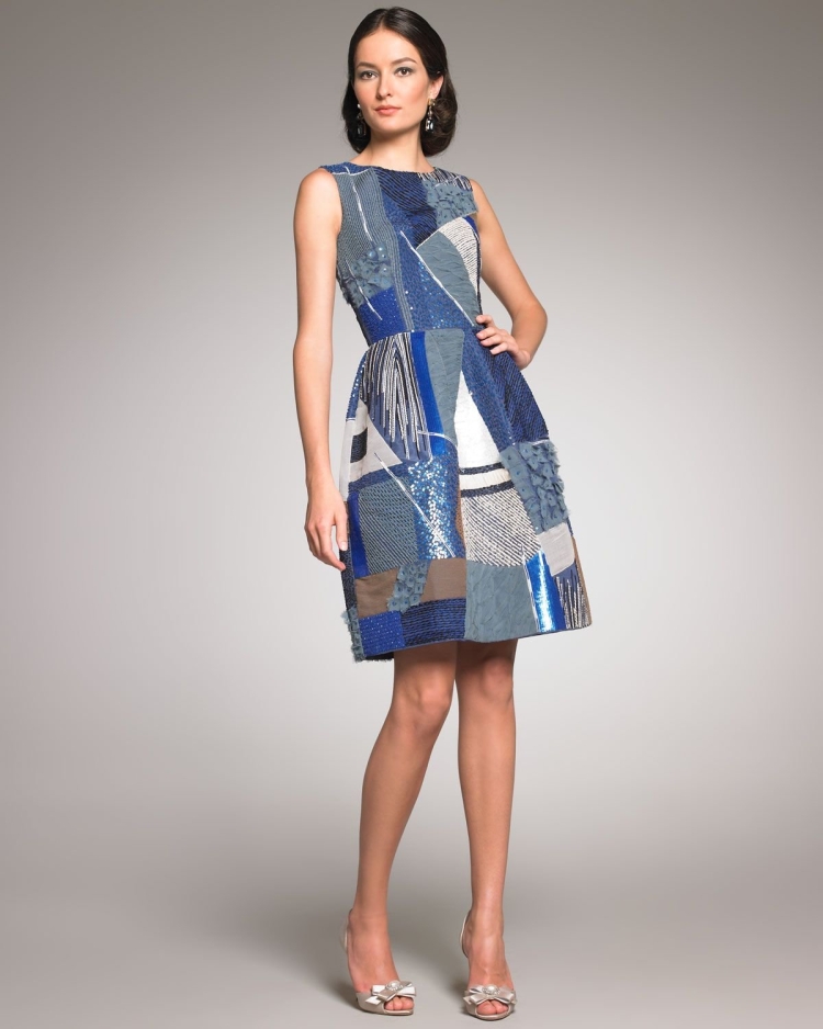 Комбинированные платья