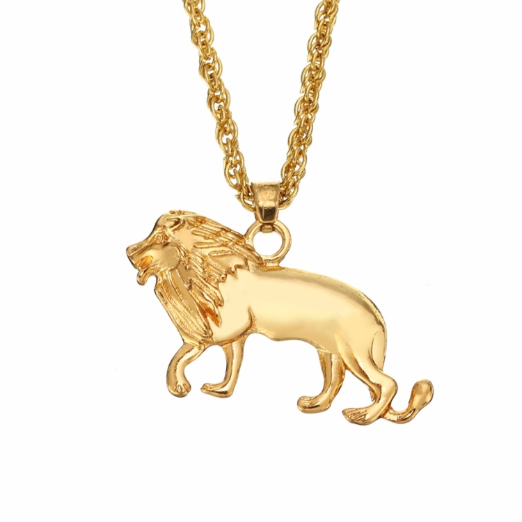 Кулон Лев золото