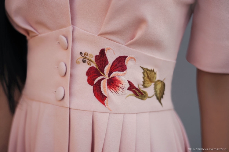 Платье цветок