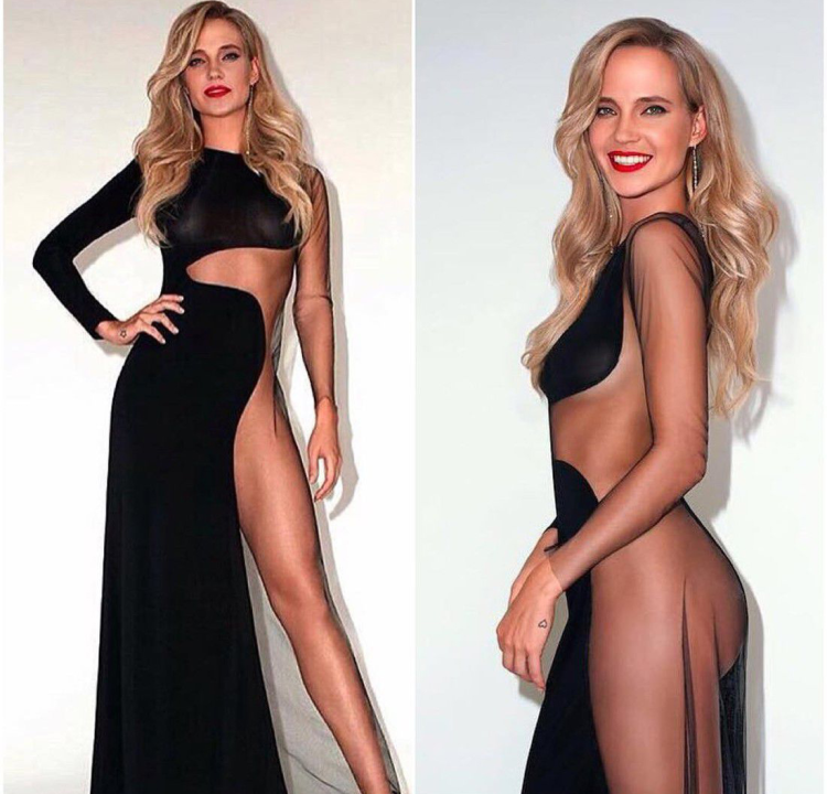 Наталья Ионова-Чистякова в платье