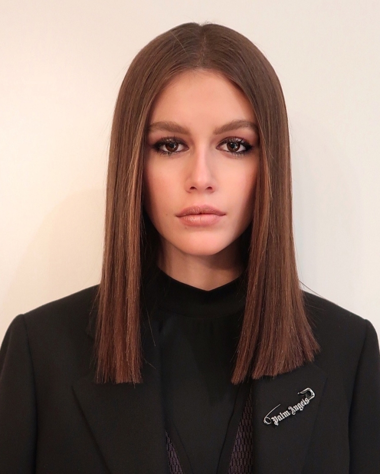 Кайя гербер стрижка