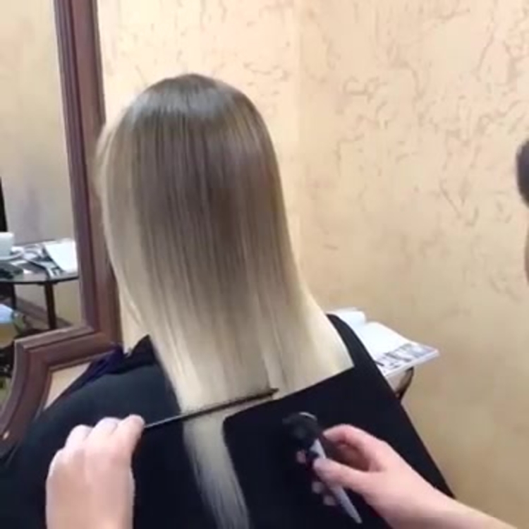 Стрижка кончиков машинкой