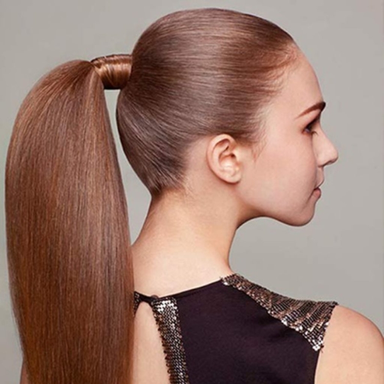 Прическа хвост