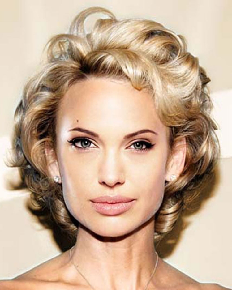 Кулри на короткик волос ф