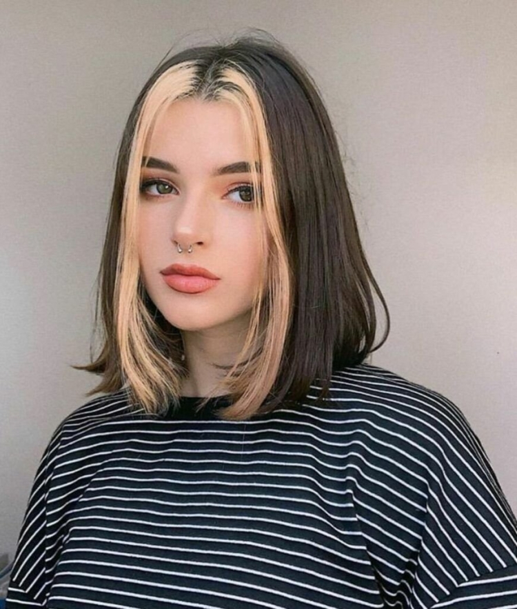 Покрашенные передние пряли