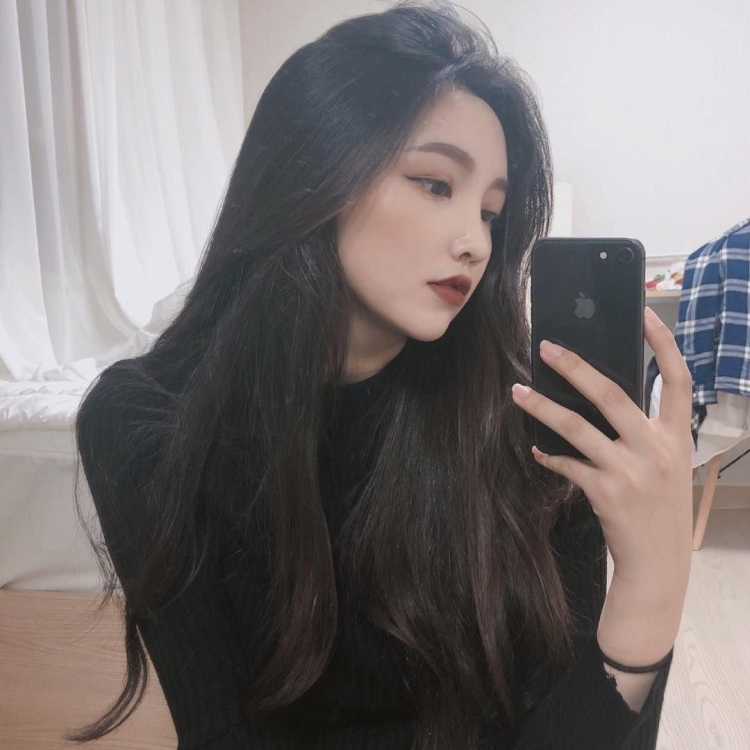 Красивые кореянки с черными волосами