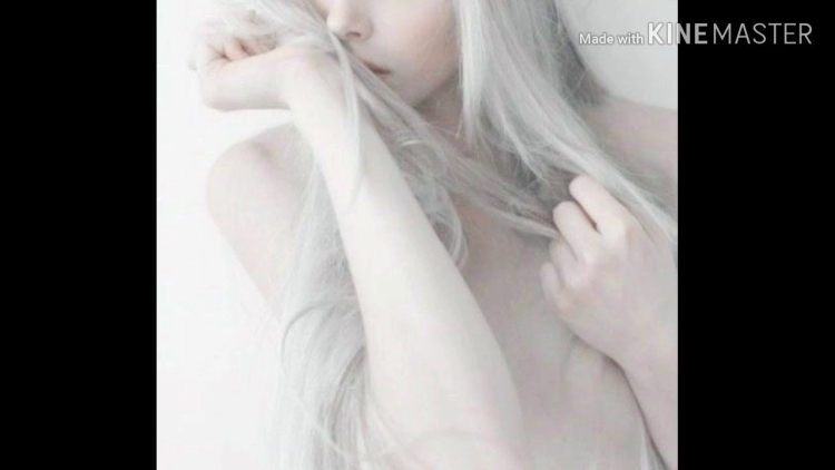 Девушка с белыми волосами Эстетика