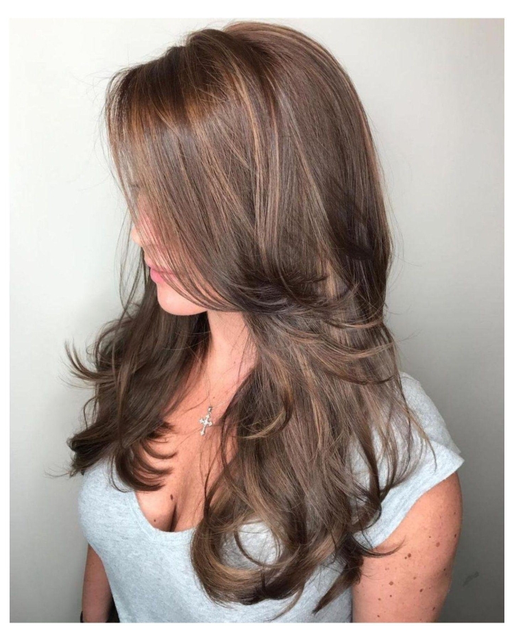 Прическа Каскад на длинные волосы