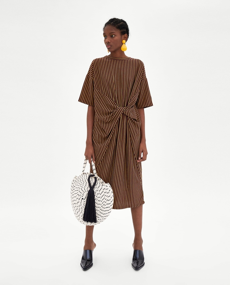 Платье Zara цветочный принт мини