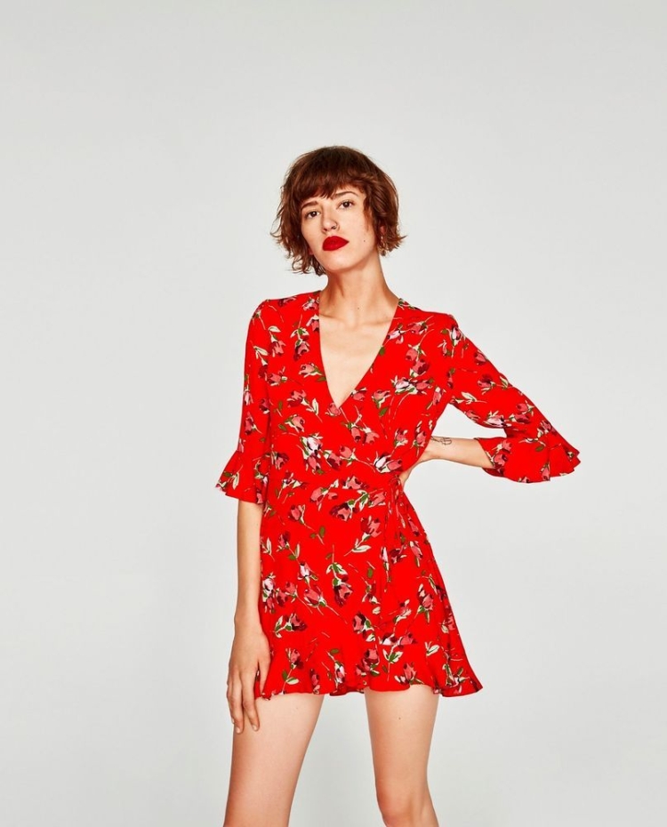 Платье в стиле халата