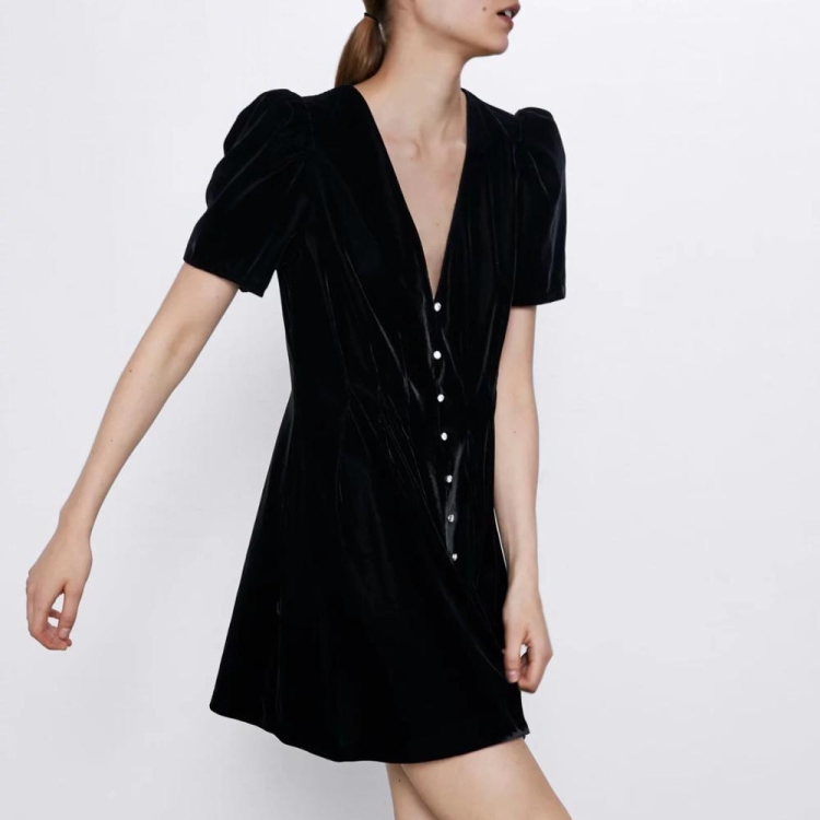 Платье-халат с запахом