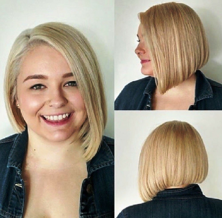 Стрижка Боб каре для круглолицых