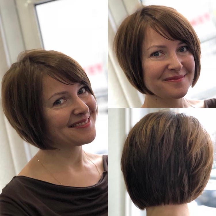 Стрижки после каре на средние волосы