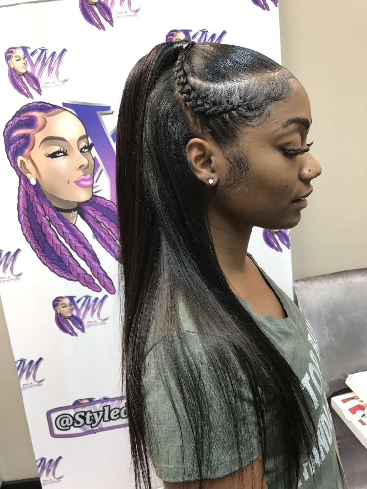 Прически брейды с распущенными волосами