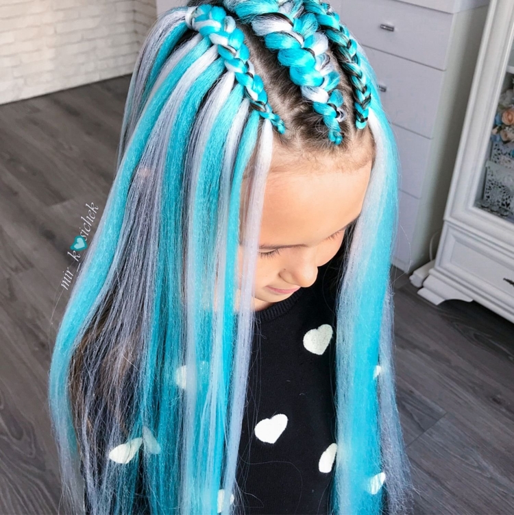 Брейды водопад с канекалоном