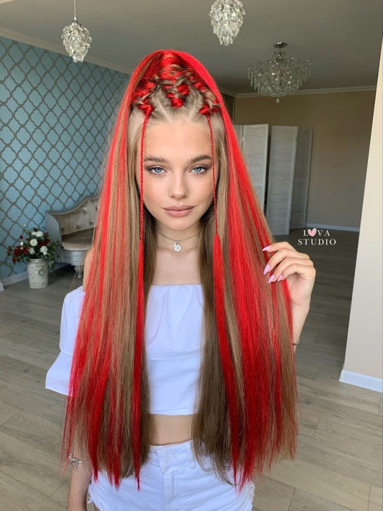 Канекалон прически