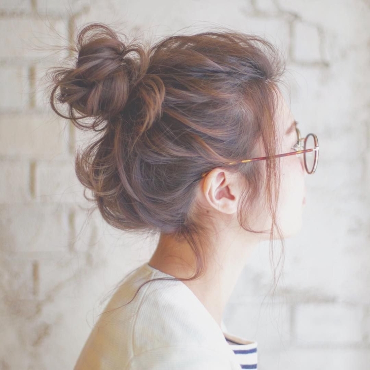 Небрежный пучок Эстетика