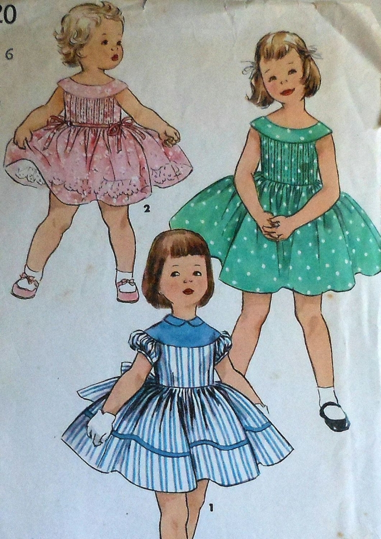 Советские детские платья