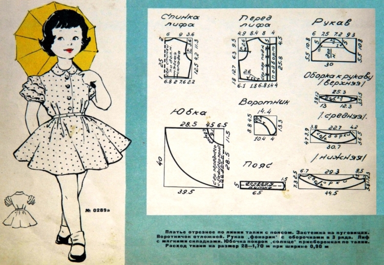 Винтажная одежда для детей выкройки