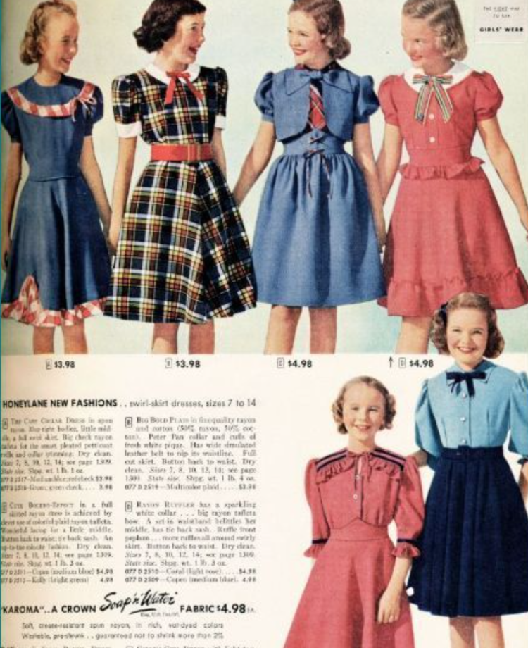 Выкройки детских платьев