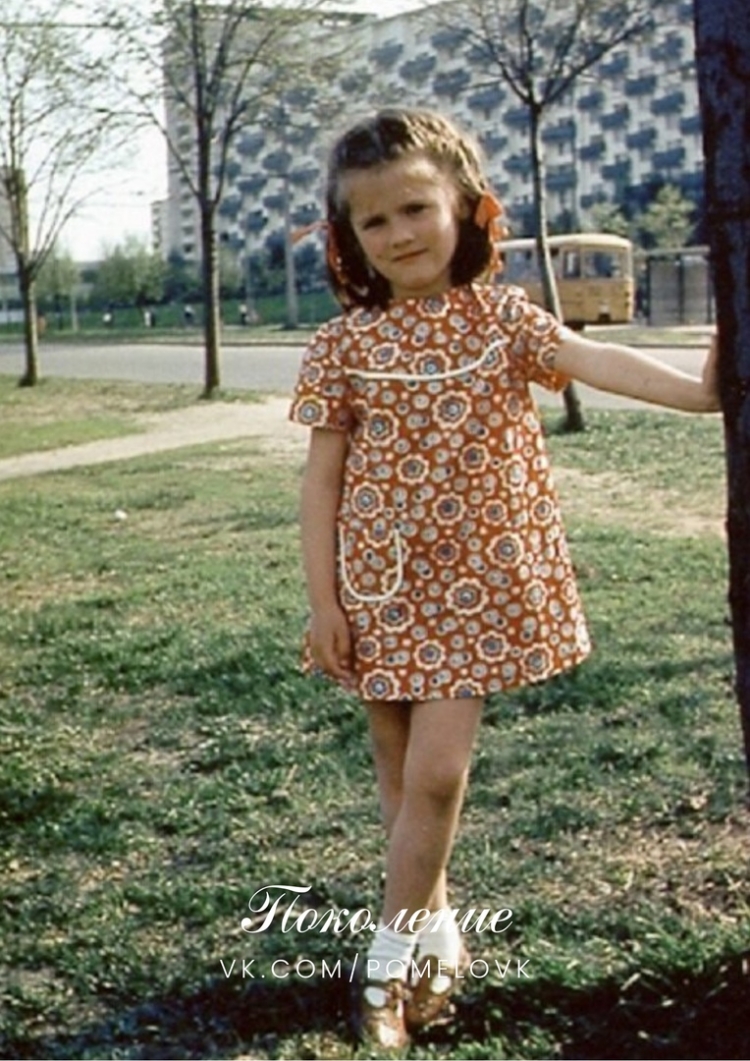 Ситцевое платье 40-х годов