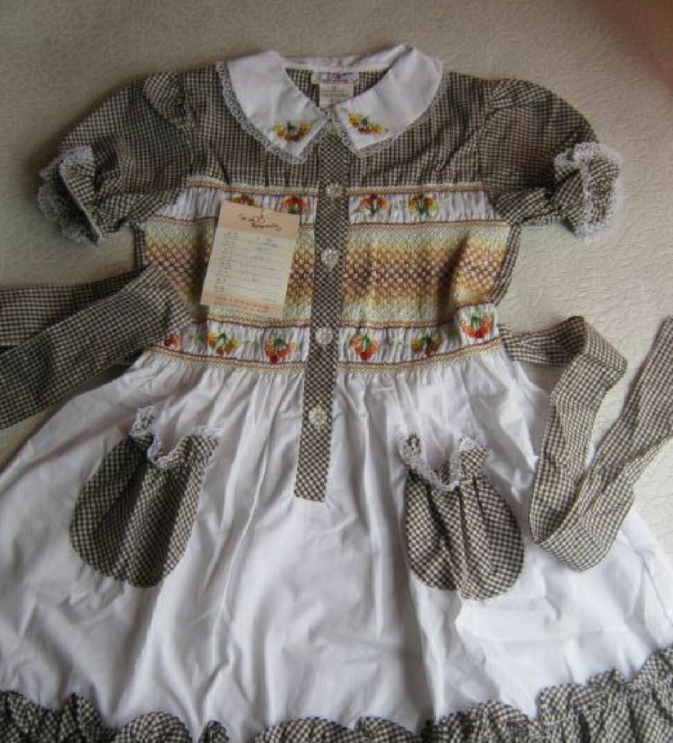 Ситцевое платье 40-х годов