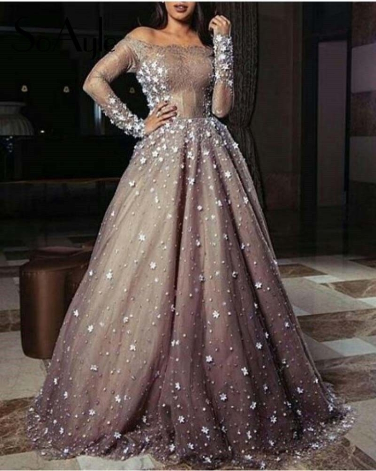 Шикарные пышные платья в пол