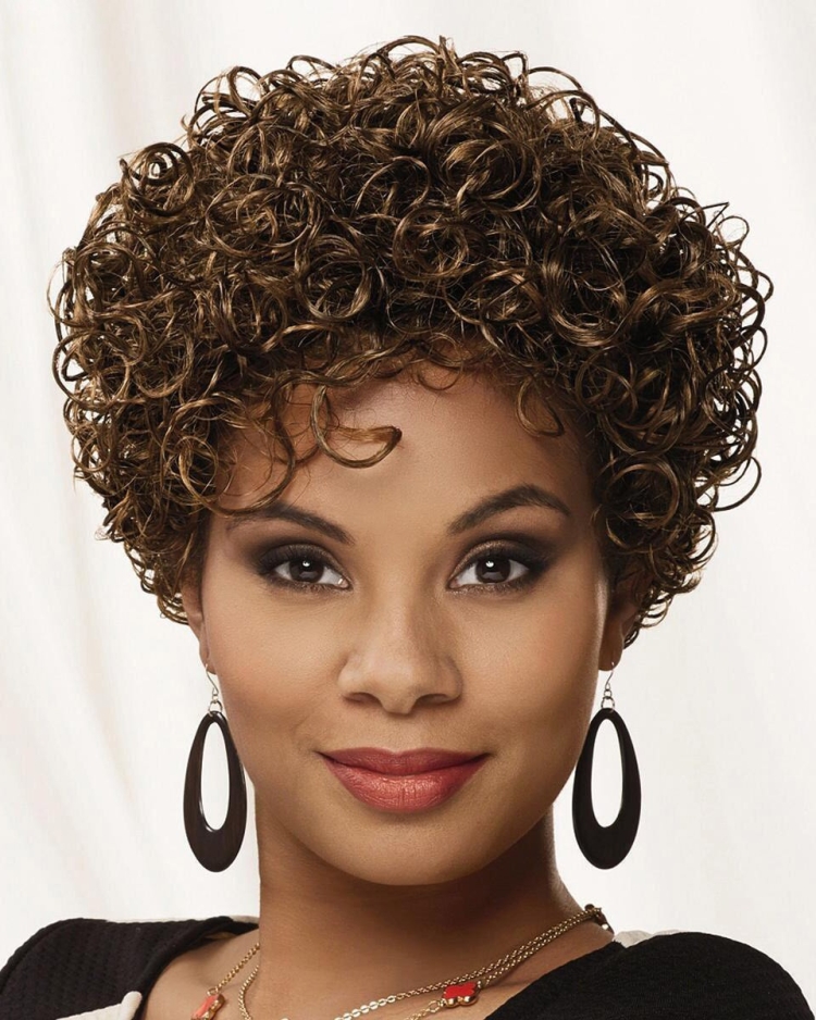 Афро кудри на очень короткие волосы