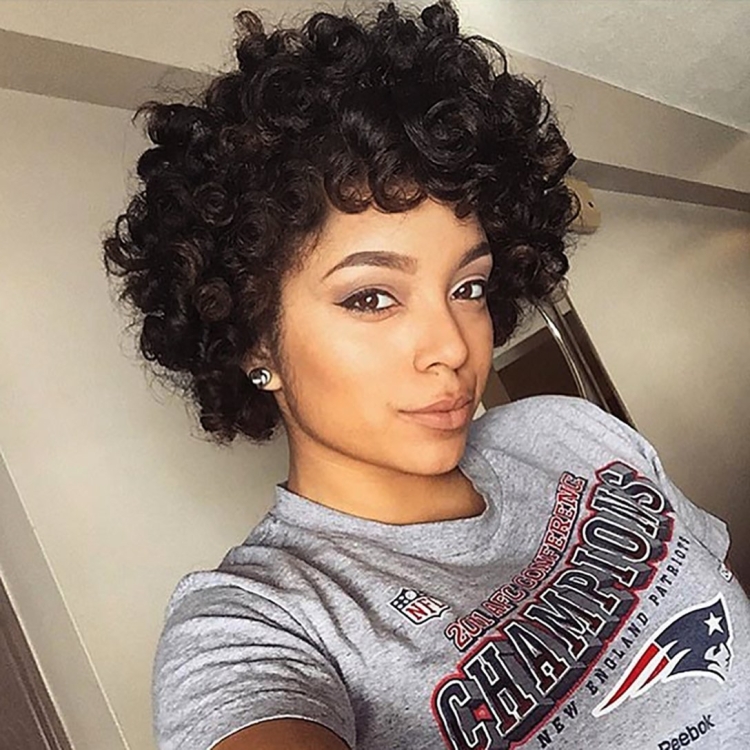 Афро кудри на короткие