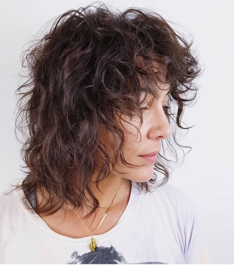 Стрижка шэг маллет