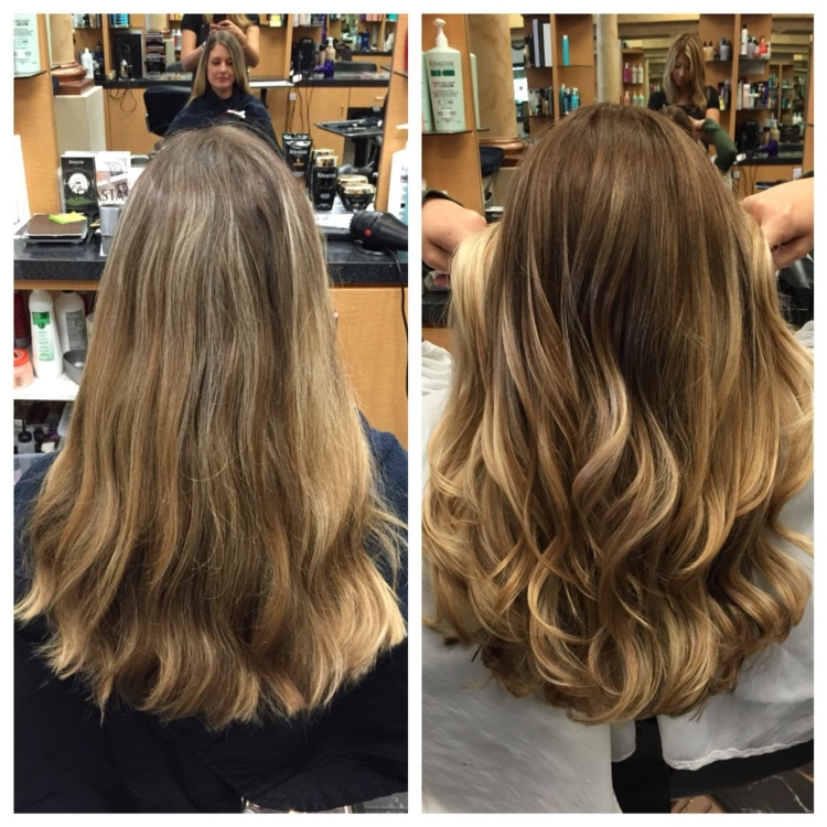 Окрашивание пористых волос