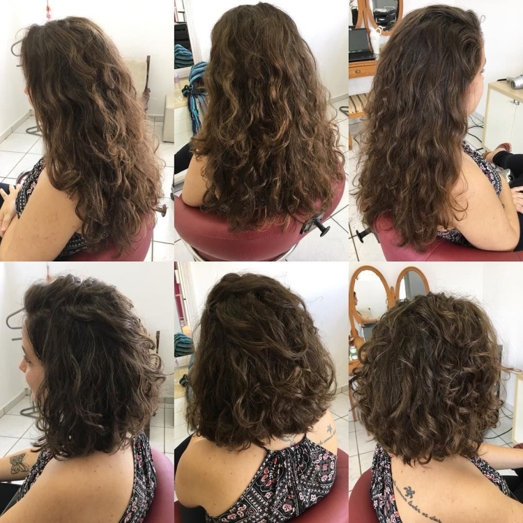 Стрижка слоями на кудрявые волосы