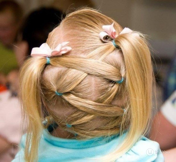 Прическа на день рождения девочке