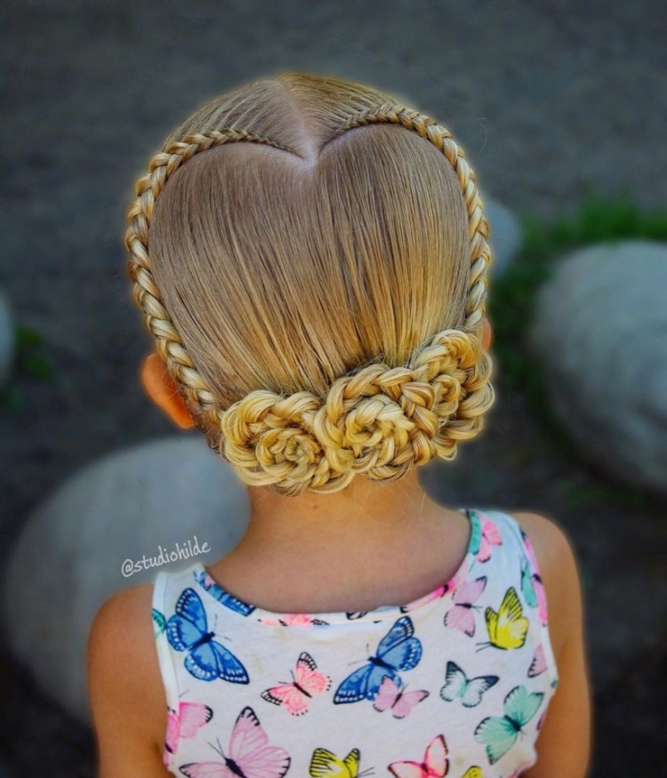 Забавные прически для девочек