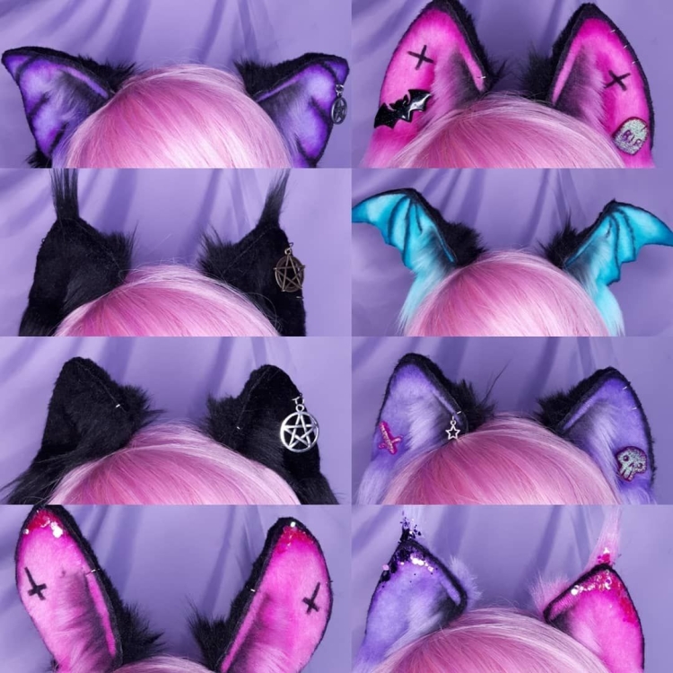 Уши кота для косплея