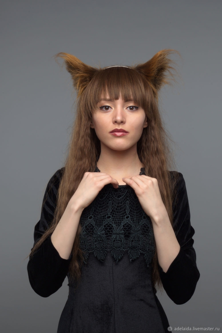 Прическа кошачьи ушки