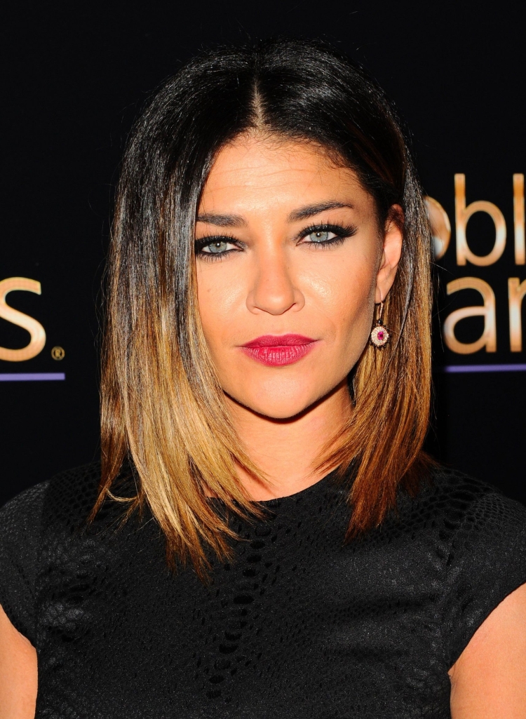 Омбре на волосах каре