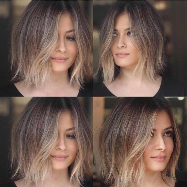 Шатуш балаяж на русые каре