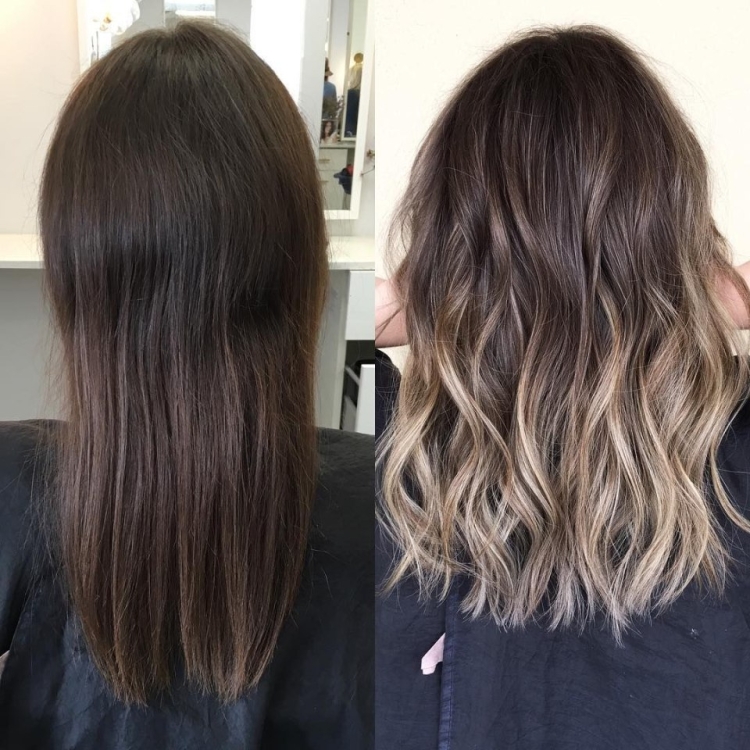 АИР тач на темные волосы