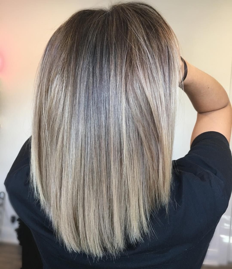 Мелирование AIRTOUCH на темные